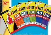 Flip File A4 Kangaroo 20-Pocket Display Book-Each