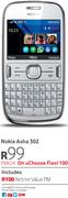 Nokia Asha 302-On uChoose Flexi 100