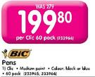 Bic Pens-Per Clic 60 Pack