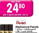Pentel Mechanical Pencils-Per 2 Pack Pencils