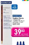 Staedtler Tradition Pencils-Per 12 Pack