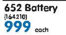 Probe 652 Battery