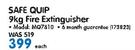 Safe Quip 9Kg Fire Extinguisher