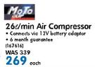 Moto 26L/Min Air Compressor
