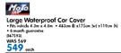 Moto Large Waterproof Car Cover