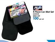 Moto 4 Piece Car Mat Set