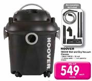 Hoover 1800W Wet And Dry Vacuum Cleaner HWD20