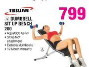 Trojan Dumbbell Sit Up Bench 200