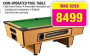 Coin-Operated Pool Table