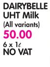 Dairybelle UHT Milk(All Variants)-6x1L