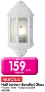 Eurolux Half Lantern Bevelled Glass-Each