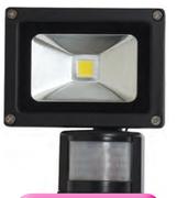 Flash Components LED Floodlight With Sensor 10W