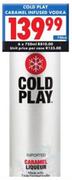 Cold Play Caramel Infused Vodka-750ml