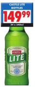 Castle Lite Bottles-24x340ml