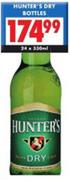 Hunter's Dry Bottles-24x330ml
