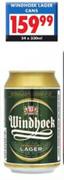 Windhoek Lager Cans-24x330ml