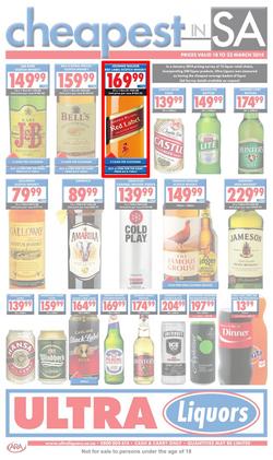 Ultra Liquors : (18 Mar - 23 Mar 2014), page 1