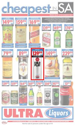Ultra Liquors : (18 Mar - 23 Mar 2014), page 1