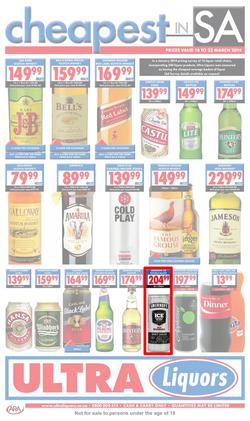 Ultra Liquors : (18 Mar - 23 Mar 2014), page 1