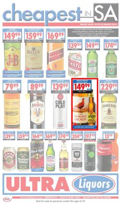 Ultra Liquors : (18 Mar - 23 Mar 2014), page 1