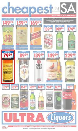 Ultra Liquors : (18 Mar - 23 Mar 2014), page 1