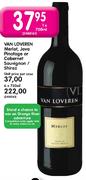 Van Loveren Merlot,Java Pinotage Or Cabernet Sauvignon/Shiraz-Unit Price Per Case