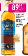 James King 5 Yo Scotch Whisky-Unit Price Per Case 