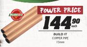 Build It Copper Pipe-15mm Each