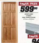 Swartland 6 Panel Pine Dipped-Door-813mmx2032mm