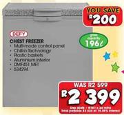 Defy 196L Chest Freezer DMF451 MET