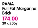 Rama Full Fat Margarine Brick-20x250g