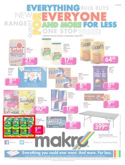 Makro Gauteng : Food (20 Mar - 2 Apr 2014), page 1