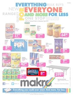 Makro Gauteng : Food (20 Mar - 2 Apr 2014), page 1