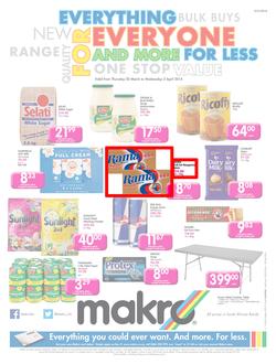 Makro Gauteng : Food (20 Mar - 2 Apr 2014), page 1