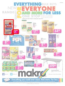 Makro Gauteng : Food (20 Mar - 2 Apr 2014), page 1