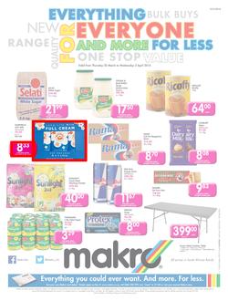 Makro Gauteng : Food (20 Mar - 2 Apr 2014), page 1