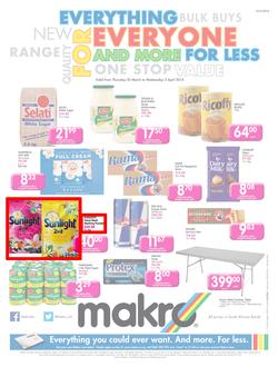 Makro Gauteng : Food (20 Mar - 2 Apr 2014), page 1