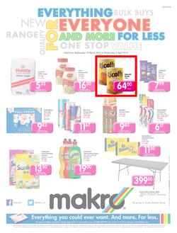 Makro Bloemfontein : Food (19 Mar - 2 Apr 2014), page 1