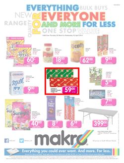 Makro KZN : Food (20 Mar - 2 Apr 2014), page 1