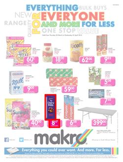 Makro KZN : Food (20 Mar - 2 Apr 2014), page 1