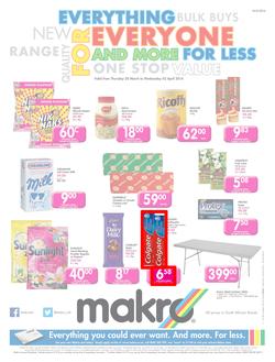 Makro KZN : Food (20 Mar - 2 Apr 2014), page 1