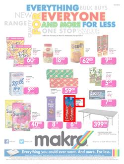 Makro KZN : Food (20 Mar - 2 Apr 2014), page 1