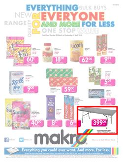 Makro KZN : Food (20 Mar - 2 Apr 2014), page 1