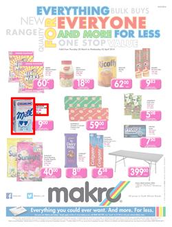 Makro KZN : Food (20 Mar - 2 Apr 2014), page 1