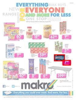 Makro KZN : Food (20 Mar - 2 Apr 2014), page 1