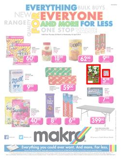Makro KZN : Food (20 Mar - 2 Apr 2014), page 1