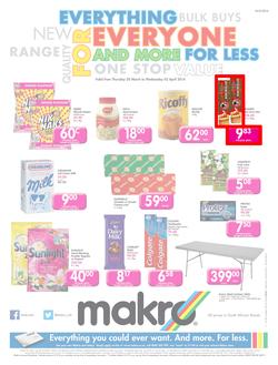 Makro KZN : Food (20 Mar - 2 Apr 2014), page 1