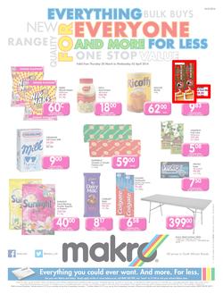 Makro KZN : Food (20 Mar - 2 Apr 2014), page 1