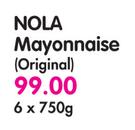 Nola Mayonnaise(Original)-6 x 750g
