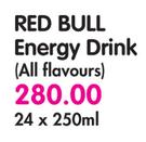 Red Bull Energy Drink(All Flavours)-24x250ml